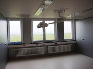 Henne Kaserne Erfurt, Sanierung Standortsanitätszentrum, Behandlung