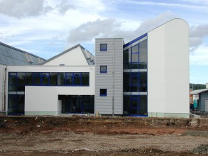 Industrie und Gewerbepark Stadtlengsfeld, Neubau Shedhalle