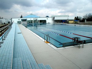 Marienbad Brandenburg, Flexible Überdachung 50m Sportbeckens