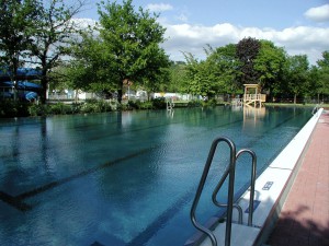 Neubau Hallen- und Freibad Bensheim, Freibad