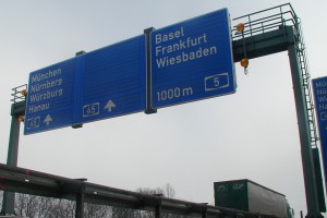 Neubau Wechselwegweiseranlage auf der A 45 Gambacher Kreuz